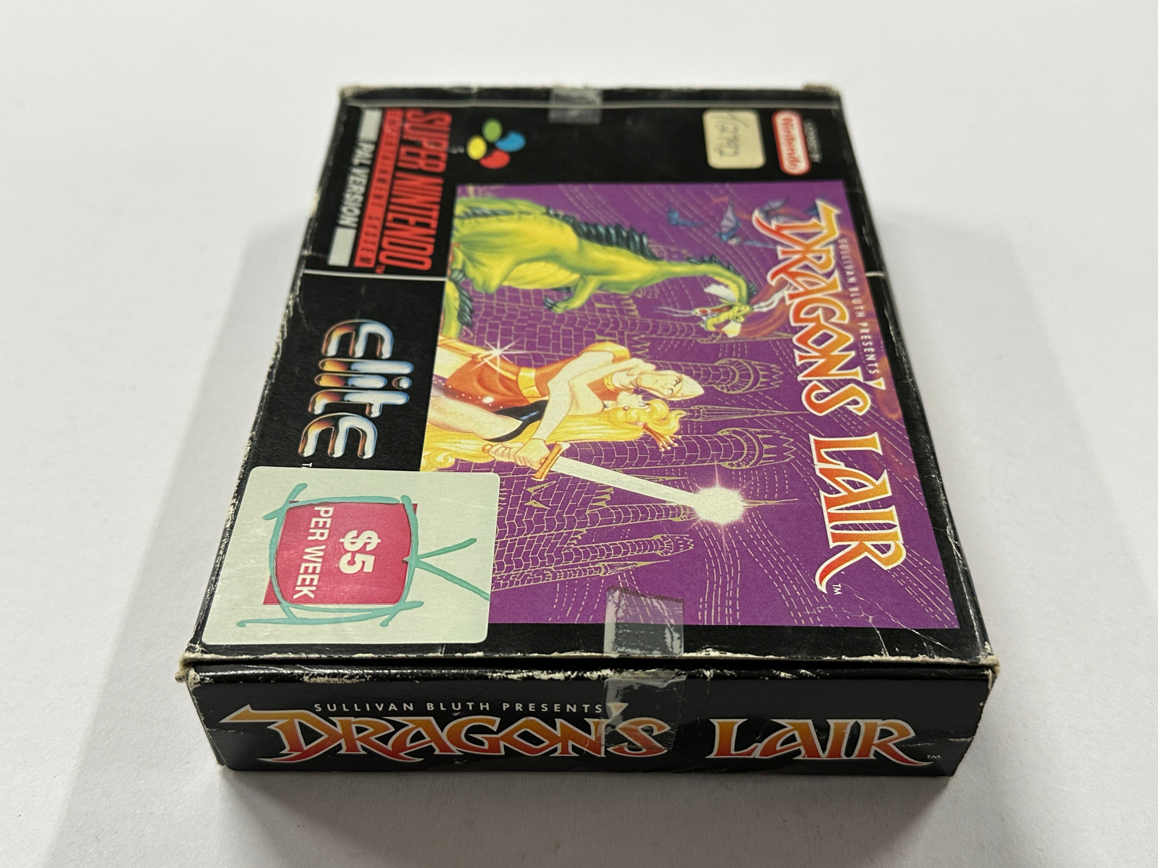 Dragons Lair Complete In Box - Classic Arcade Game for Home Entertainment & Retro Gaming Collection - Perfect for Game Rooms, Man Caves & Nostalgic Gift Giving