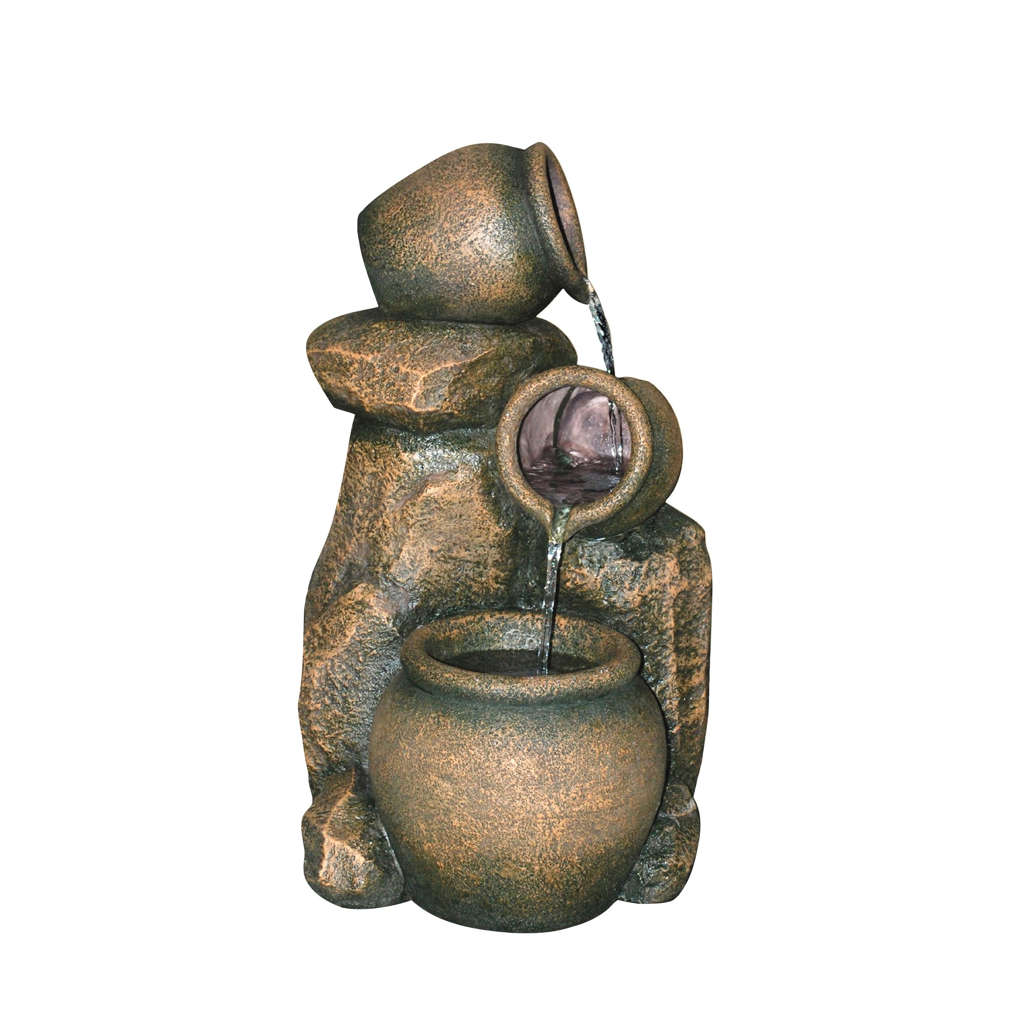 Giare Water Urn Garden Fountain - Outdoor Decorative Water Feature for Patio, Yard & Landscape | Relaxing Water Sounds for Meditation & Backyard Ambience
