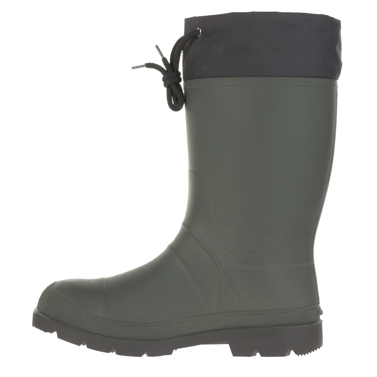 Kamik Men's Forester Insulated Rubber Boots - Waterproof Winter Snow Boots for Hiking, Hunting & Outdoor Work - Khaki/Black - Perfect for Cold Weather & Wet Conditions