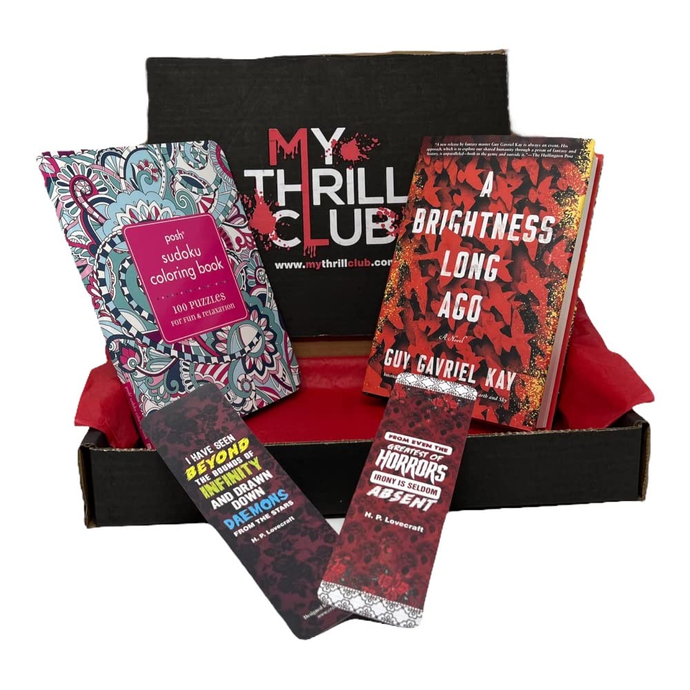 Fantasy Novel Gift Box with Sudoku Book & Pencils - Perfect for Book Lovers & Relaxation