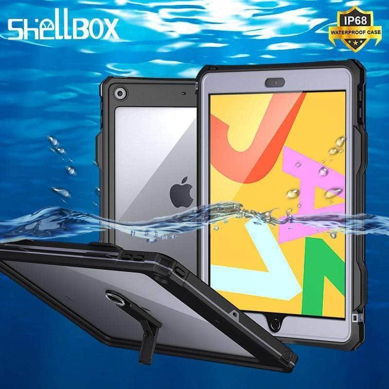 2019 iPad 10.2 (8th/7th Generation) Waterproof Case - Shockproof Protective Cover for Swimming, Beach & Outdoor Activities