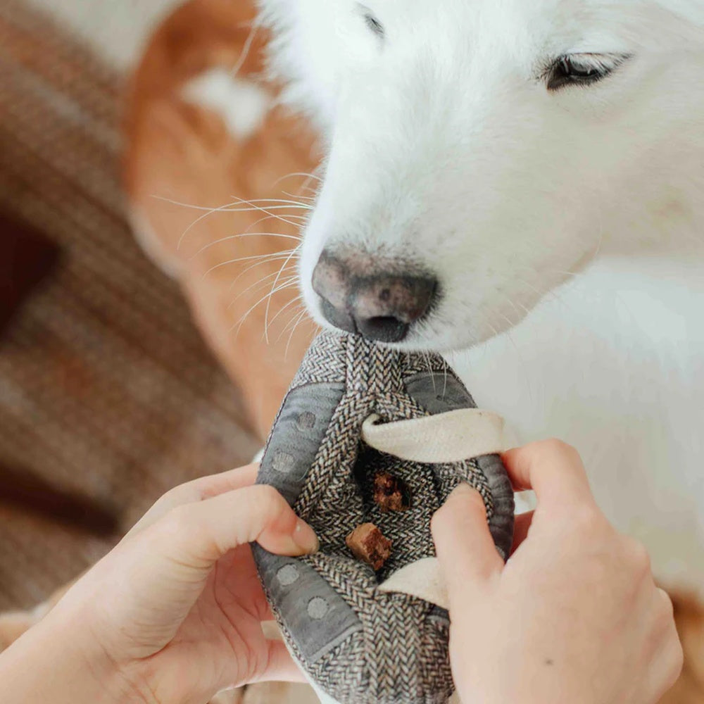 Interactive Cassette Snuffle & Squeaky Dog Toy for Small & Medium Dogs - Fun Chew Toy for Anxiety Relief & Mental Stimulation - Perfect for Indoor Play & Training Sessions