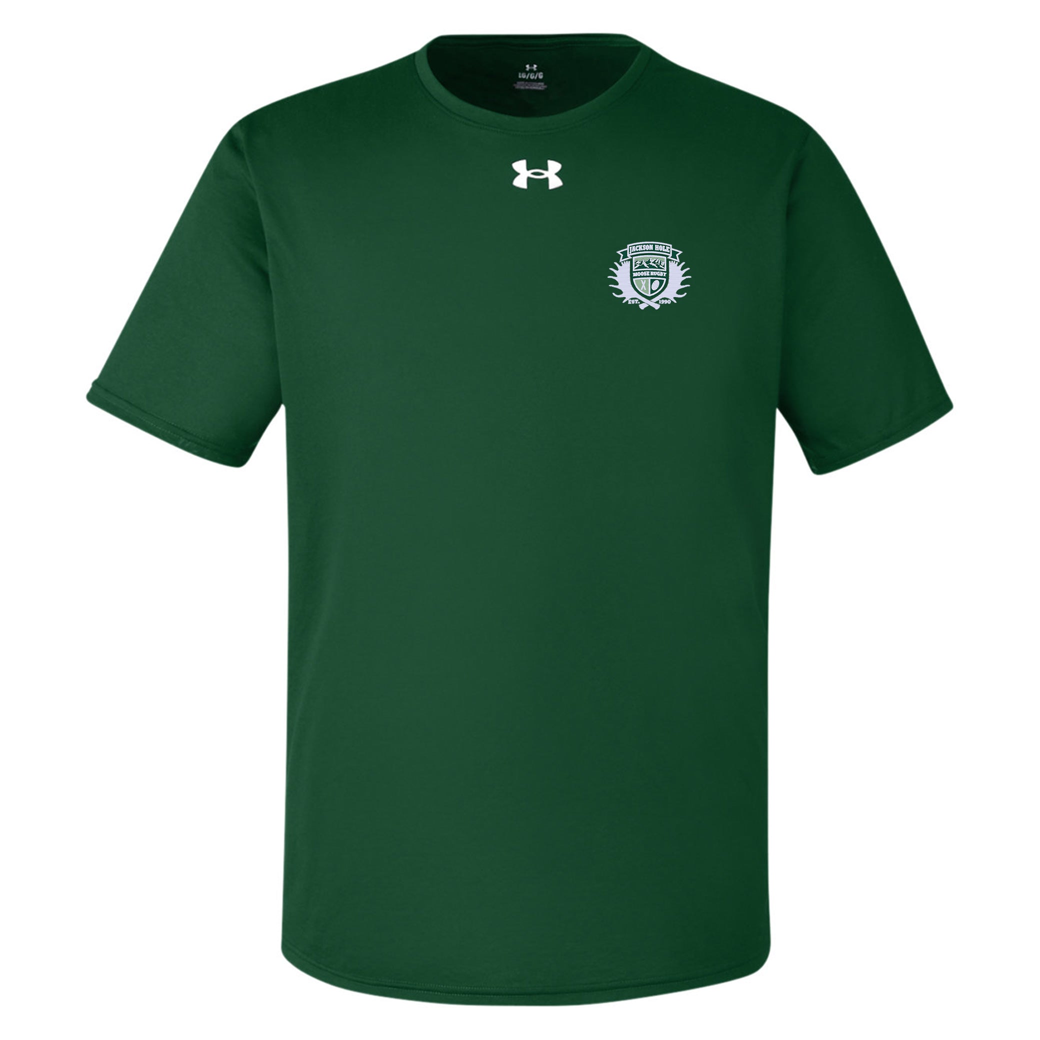 JH Moose Rugby UA Team Tech T-Shirt for Men - Moisture-Wicking Performance Shirt for Rugby & Training - Comfortable & Durable Athletic Wear