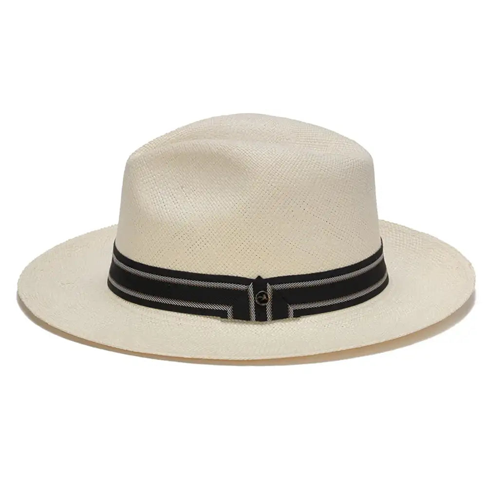 California Hats Montana Panama Straw Fedora Hat for Men & Women - Summer Sun Protection, Beach & Outdoor Activities