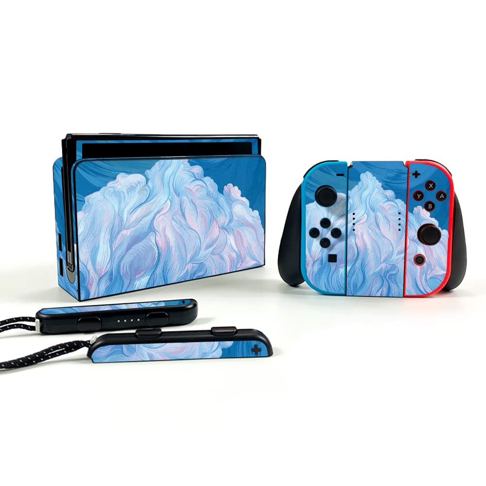 MightySkins Protective Vinyl Decal Wrap Cover for Nintendo Switch OLED - Daydream Design | Durable, Customizable & Easy to Apply Skin | Made in USA | Perfect for Gaming, Travel & Personalization