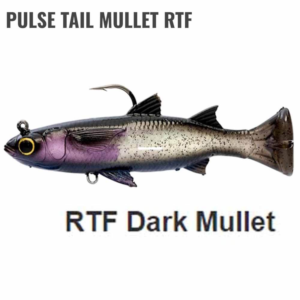 Savage Gear 3IN Pulse Tail Mullet RFT Fishing Lure - Saltwater & Freshwater Bass Fishing Bait for Anglers
