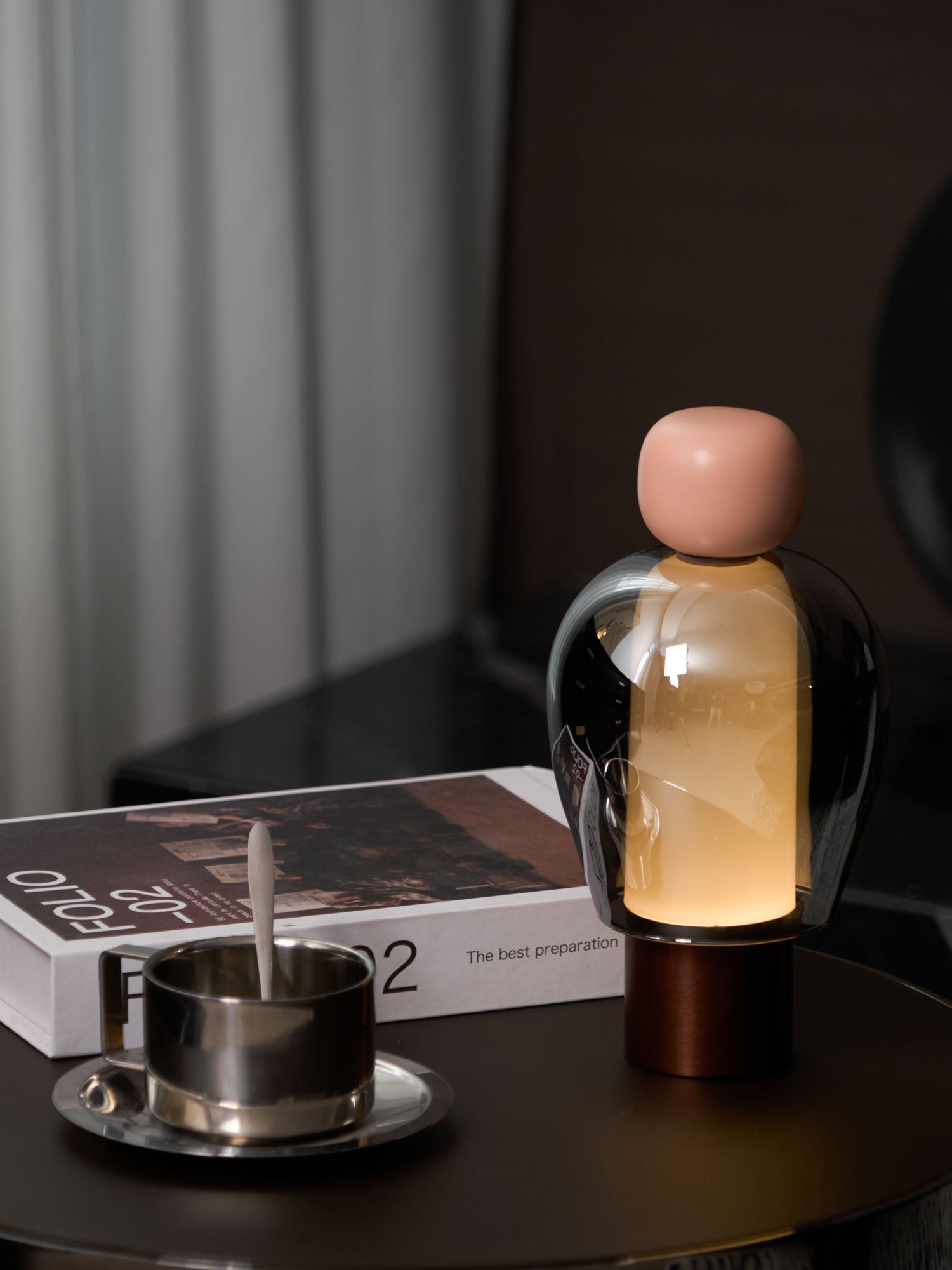 Lumina Joy Table Lamp - Modern LED Nightstand Lamp with Touch Control, Dimmable Warm White Light for Bedroom, Living Room, Office - Perfect for Reading, Relaxing & Decor