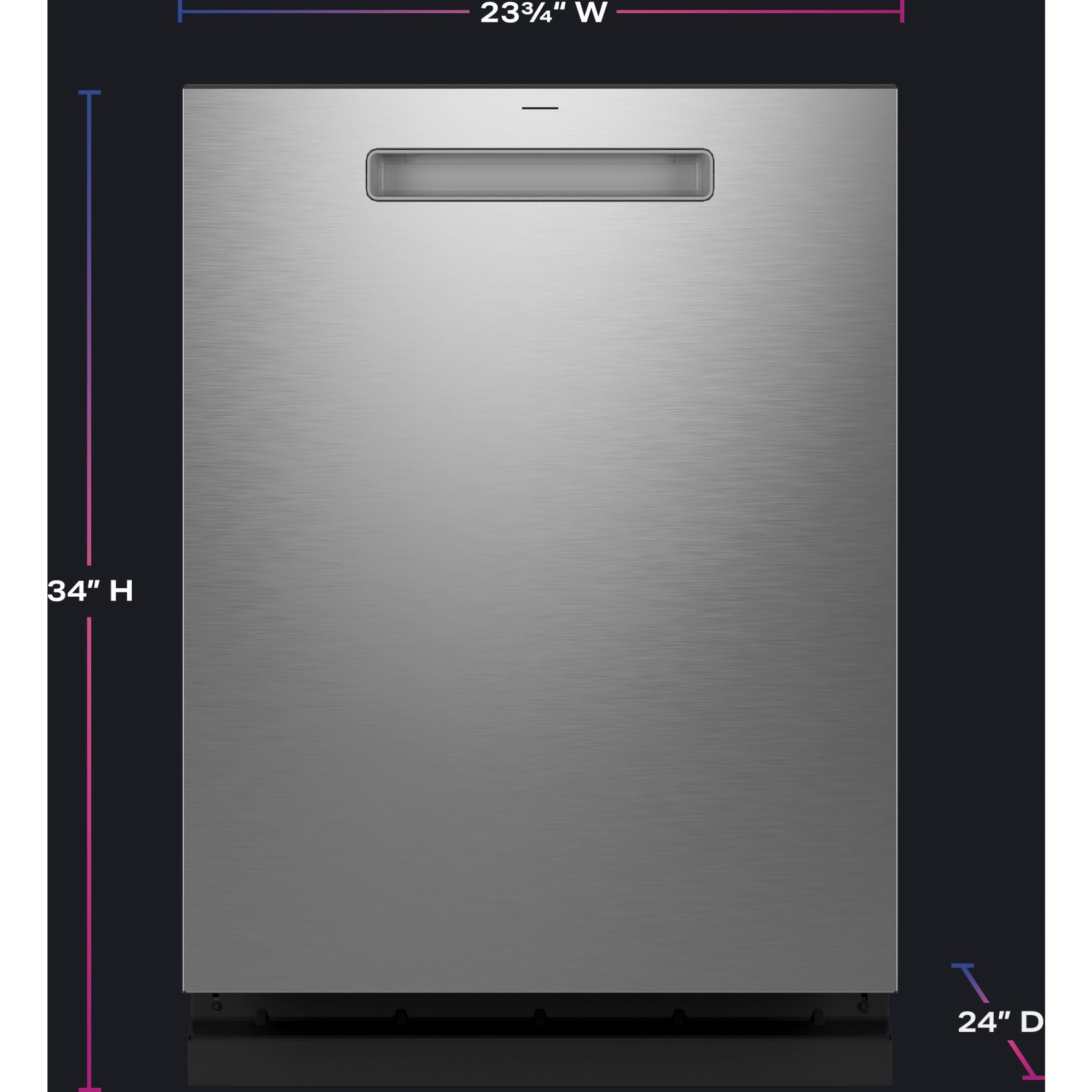 GE Profile PDP715SYVFS Built-in Dishwasher with Fingerprint Resistant Stainless Steel Finish - Perfect for Modern Kitchens and Busy Families