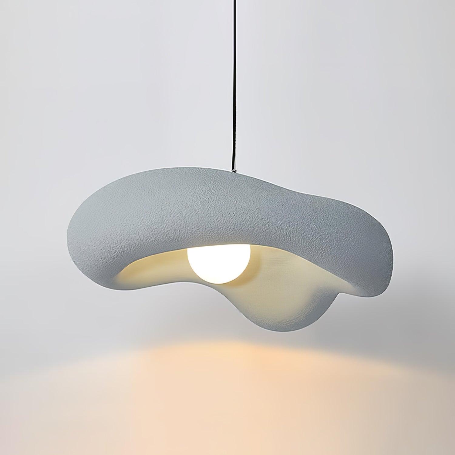 Eterna Wabi Sabi Pendant Light - Handmade Japanese Minimalist Hanging Lamp for Dining Room, Kitchen Island, or Bedroom Decor