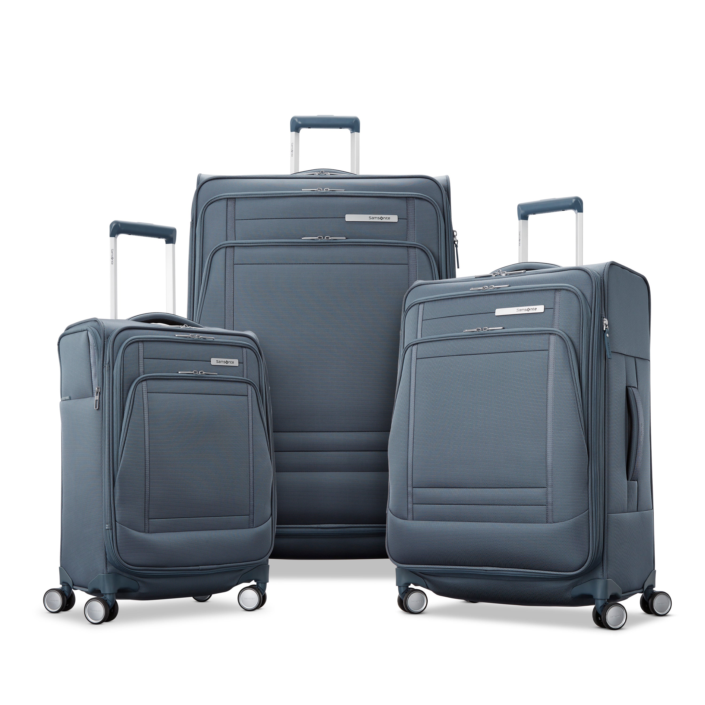 Samsonite Uplift Spinner 3-Piece Expandable Luggage Set with 360° Spinner Wheels - Lightweight Suitcase for Travel, Business Trips & Family Vacations