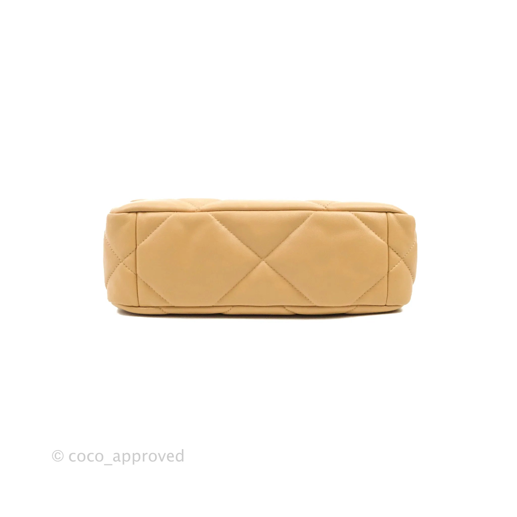 Chanel 19 Small Handbag in Dark Beige with Mixed Hardware - 22C Collection | Luxury Crossbody Bag for Women, Perfect for Date Night & Special Occasions