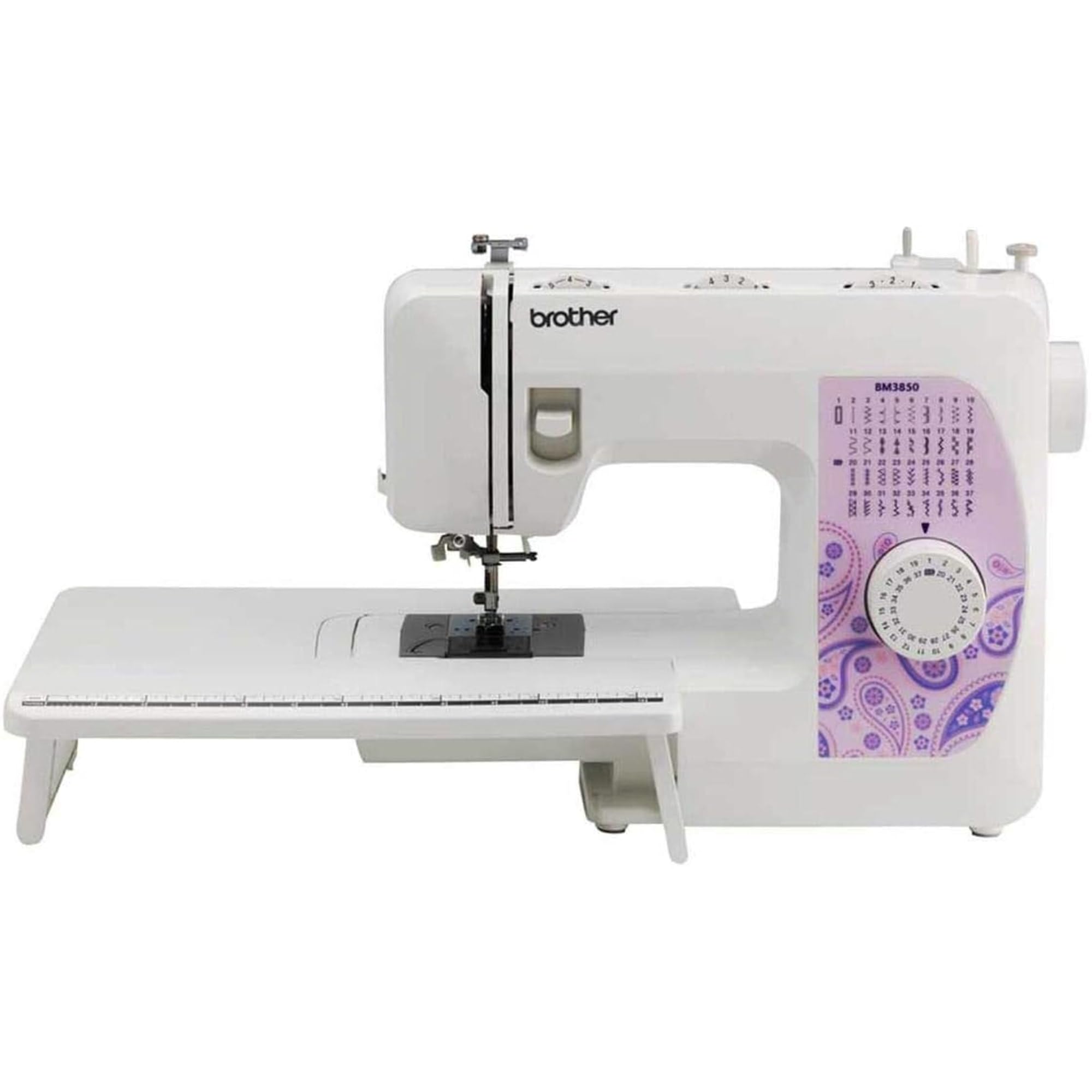 Brother BM3850 37-Stitch Sewing Machine with Extra Wide Extension Table - Perfect for Quilting, Dressmaking & Home DIY Projects