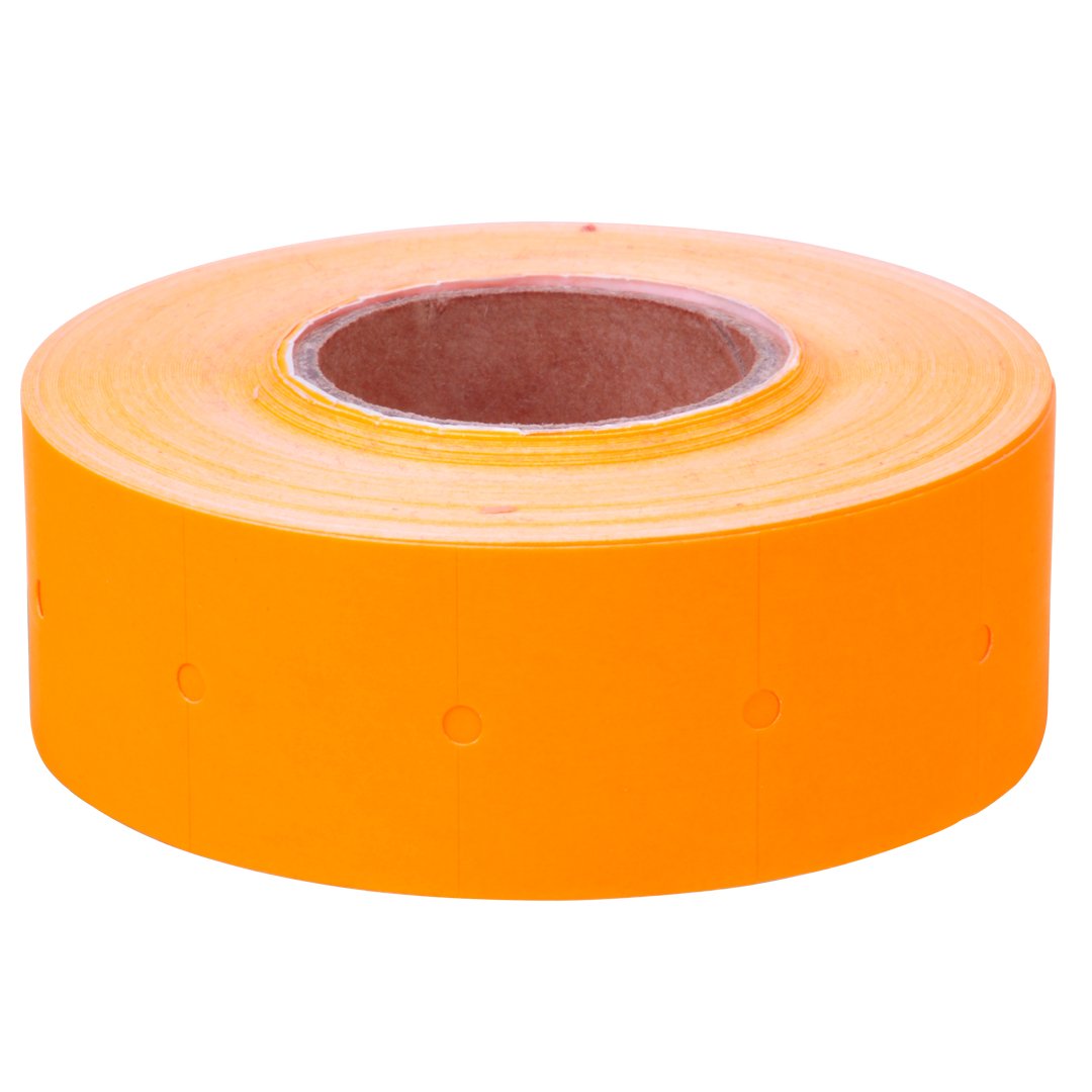 Bright Orange Removable Labels for Towa GL/SpeedyMark4 - 16 Pack (Free Ink) for Price Tagging