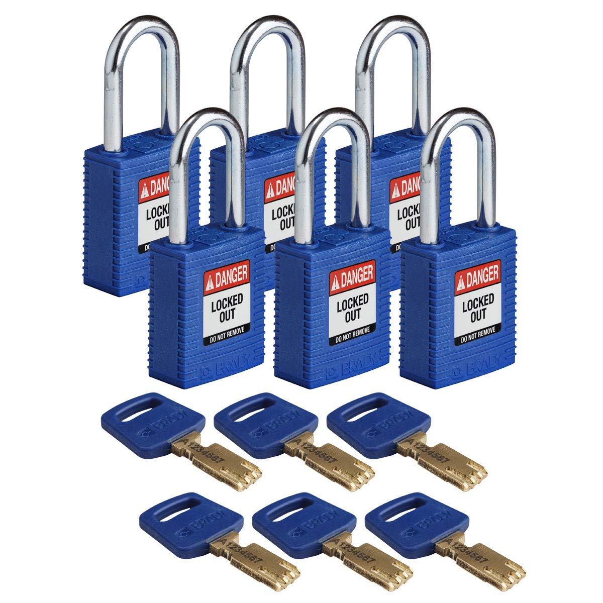 Brady SafeKey Lockout Padlock - 1.5