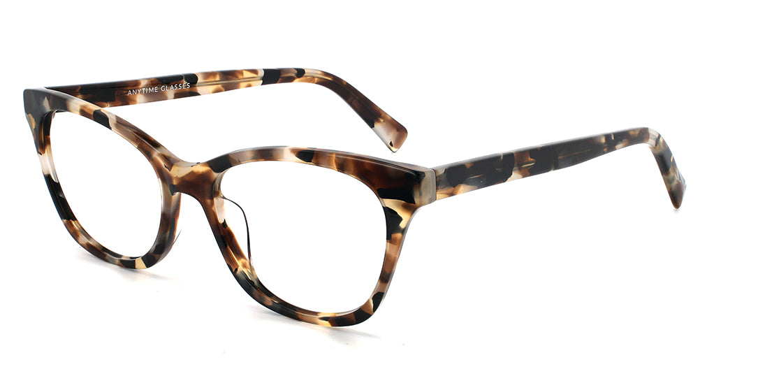 Stylish Multi-Pattern Cateye Glasses Frame WD2166 - Trendy Eyewear for Women, Fashionable Accessory for Daily Wear & Special Occasions