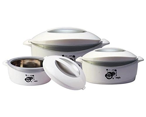 Milton Trumph 3-Piece Insulated Casserole Set - Heat-Resistant Bakeware for Oven & Microwave - Perfect for Family Dinners, Potlucks & Holiday Meals