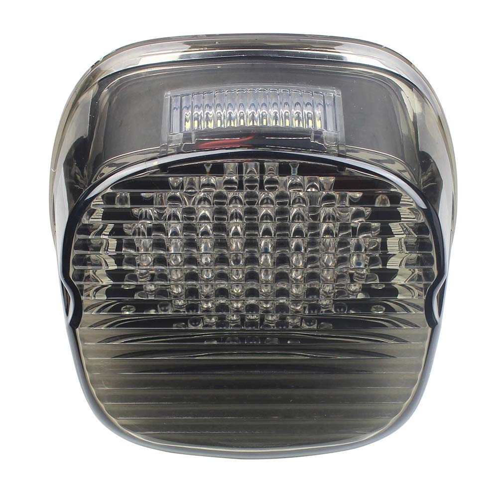 Eagle Lights Smoked Strobing LED Tail Light Upgrade for Harley Davidson Sportster Softail Touring Dyna - High Visibility Motorcycle Safety Light for Night Riding & Custom Bike Builds