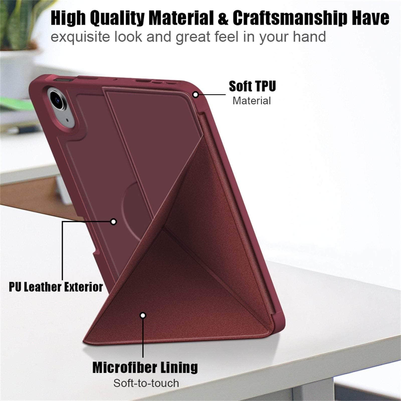 Premium iPad Mini 6 Case (2021 Model) - Business Trifold Stand Cover with Kickstand | Perfect for Office Work, Travel & Home Use