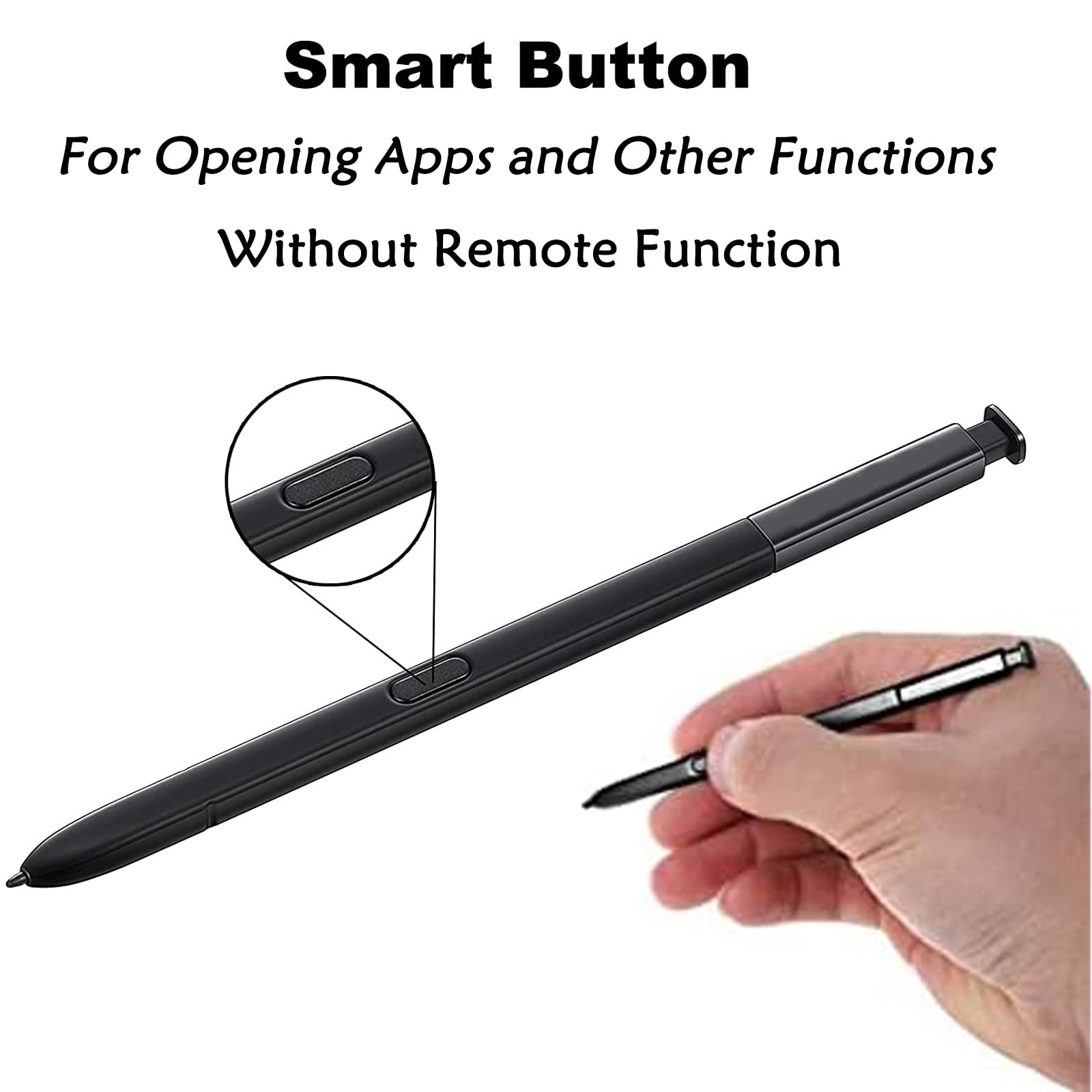 2 Pack Galaxy Note 9 Stylus Pen Replacement - Compatible with Samsung Galaxy Note 9 N960 All Versions (Midnight Black) | Non-Bluetooth S Pen for Precise Writing & Drawing | Perfect for Note-Taking, Sketching & Digital Art