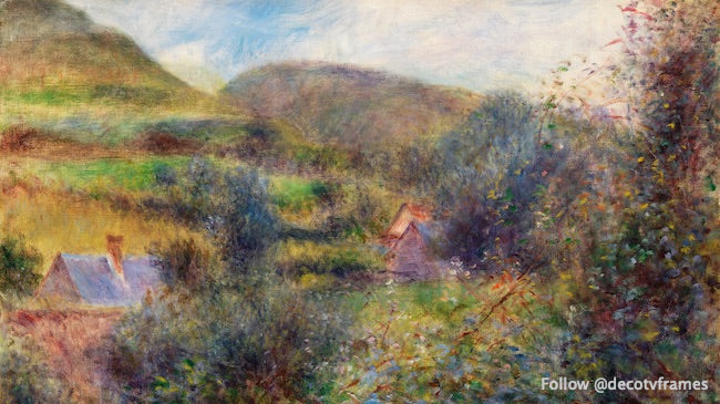 Environs of Berneval (1879) - Vintage Landscape Painting - French Impressionist Art - Home & Office Wall Decor - Perfect for Living Rooms, Galleries & Art Collections