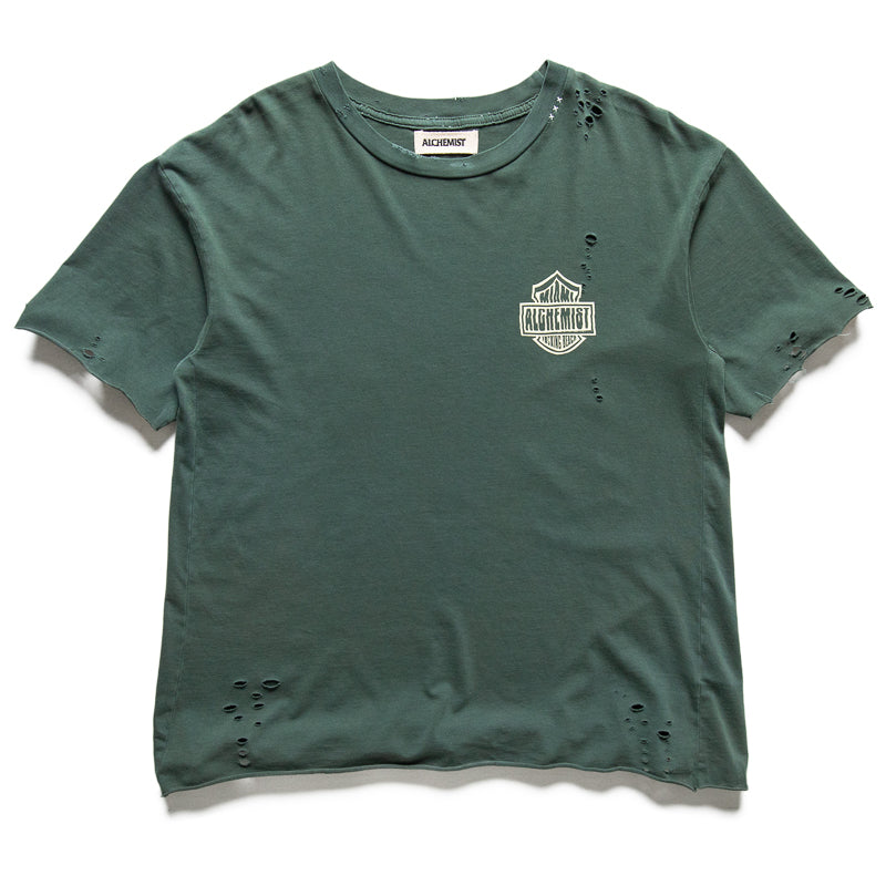 Alchemist Liam Tee - Premium Racing Green Cotton T-Shirt for Men | Trendy Streetwear & Casual Outfit Essential