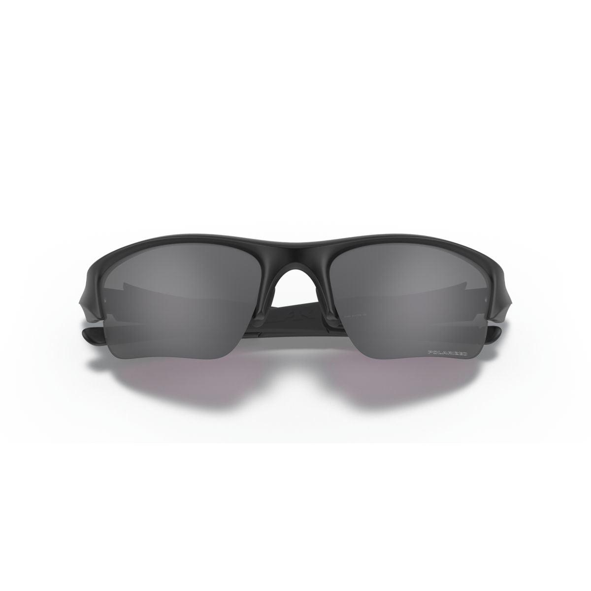 Oakley Flak Jacket XLJ Sunglasses Matte Black/Grey Polarized Lens - 0OO9009 11 435 - UV Protection for Running, Cycling & Outdoor Sports