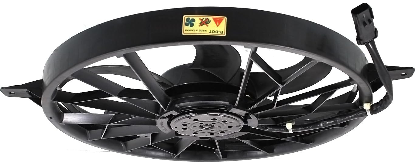 Garage-Pro Radiator Cooling Fan Assembly for 2002-2004 Jeep Grand Cherokee 4.0L Engine - Single Fan with Blade & Motor - Perfect for Off-Roading, Daily Commuting & Engine Cooling