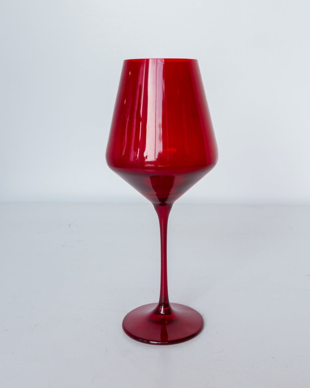 Elegant Estelle Wine Glass - Premium Single Stemware for Red & White Wine - Set of 1 (Multiple Colors Available) - Perfect for Dinner Parties, Romantic Dates & Wine Tasting Events