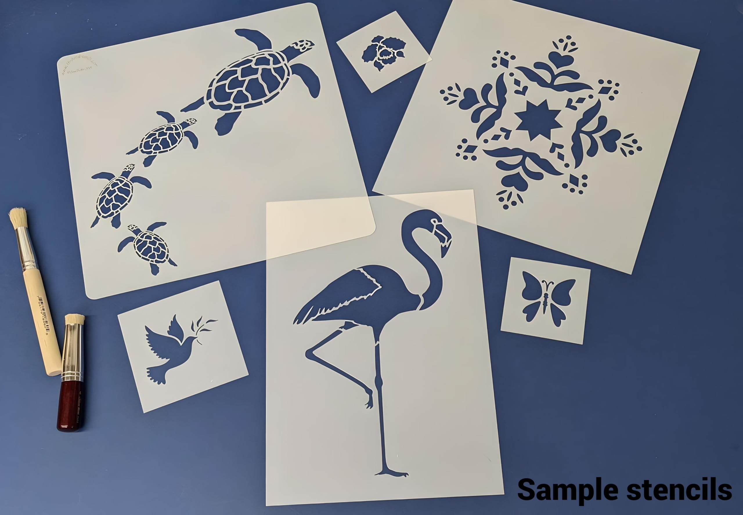 Rosemaling Pattern 17 Stencil - 10.6