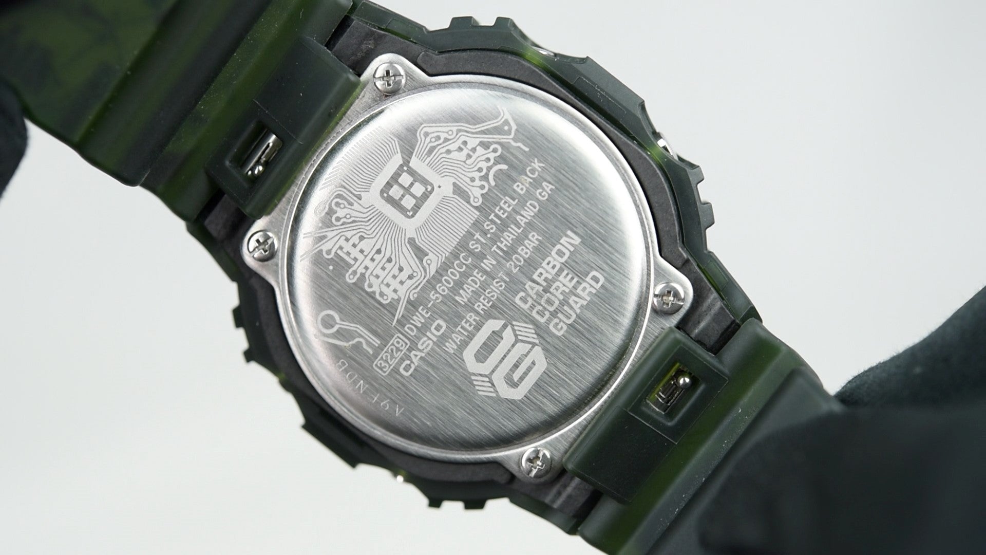 Casio G-Shock Carbon Core Guard DWE-5600CC-3ER Men's Digital Watch - Durable Shock Resistant Sport Watch for Outdoor Activities & Military Use
