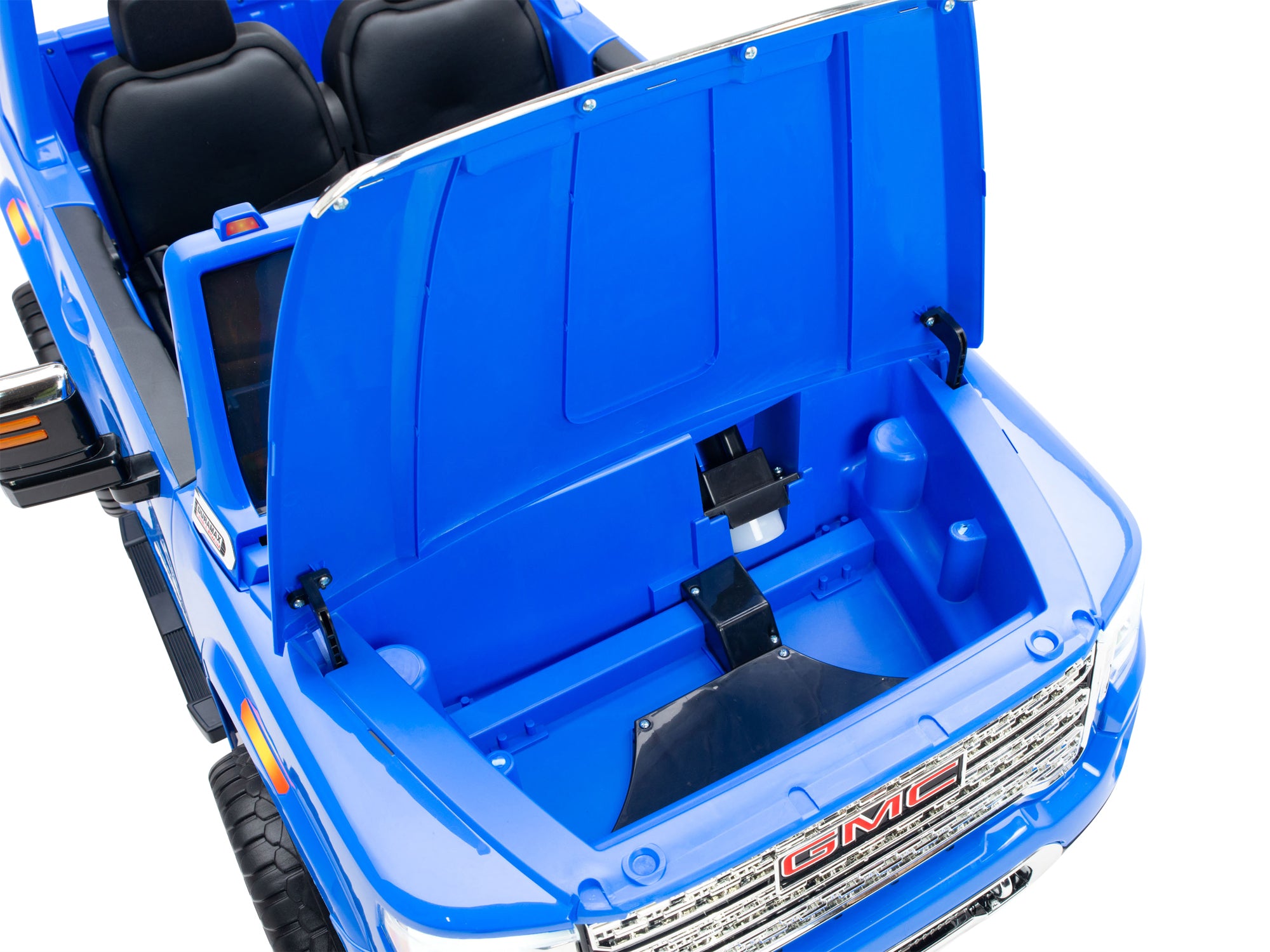 12V GMC Sierra Denali Kids Electric Ride-On Truck with Parent Remote Control - Blue Battery-Powered Toy Car for Boys & Girls - Perfect for Outdoor Play, Birthday Gifts & Backyard Adventures