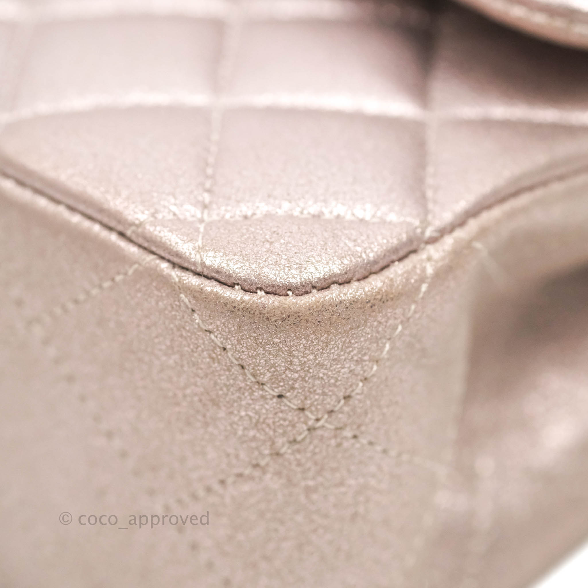 Chanel Classic M/L Medium Double Flap Bag in Rose Gold Pink Lambskin with Gold Hardware - Luxury Handbag for Women, Perfect for Parties, Weddings & Special Occasions