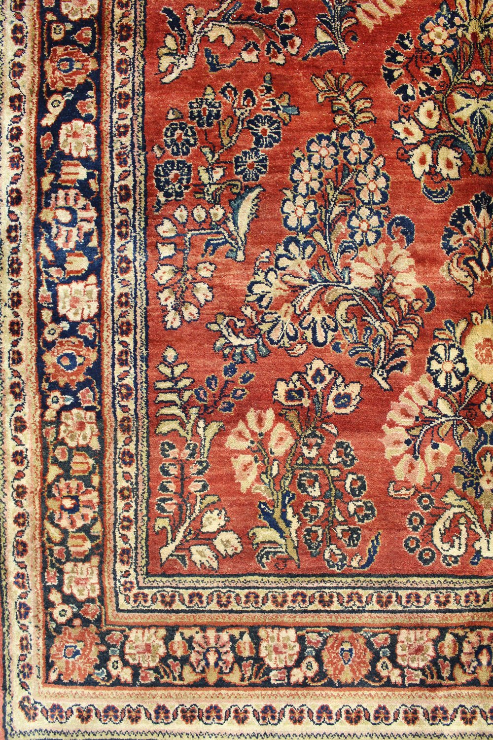Antique Sarouk Handwoven Traditional Persian Rug JF8066 - Perfect for Living Room, Bedroom & Home Decor
