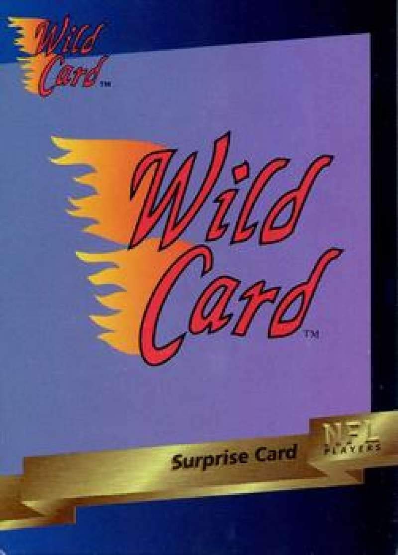 1993 Wild Card Football #1 Surprise Official NFL Trading Card - Rare Collectible for Sports Fans & Memorabilia Enthusiasts - Perfect for Gifts, Display, and Investment
