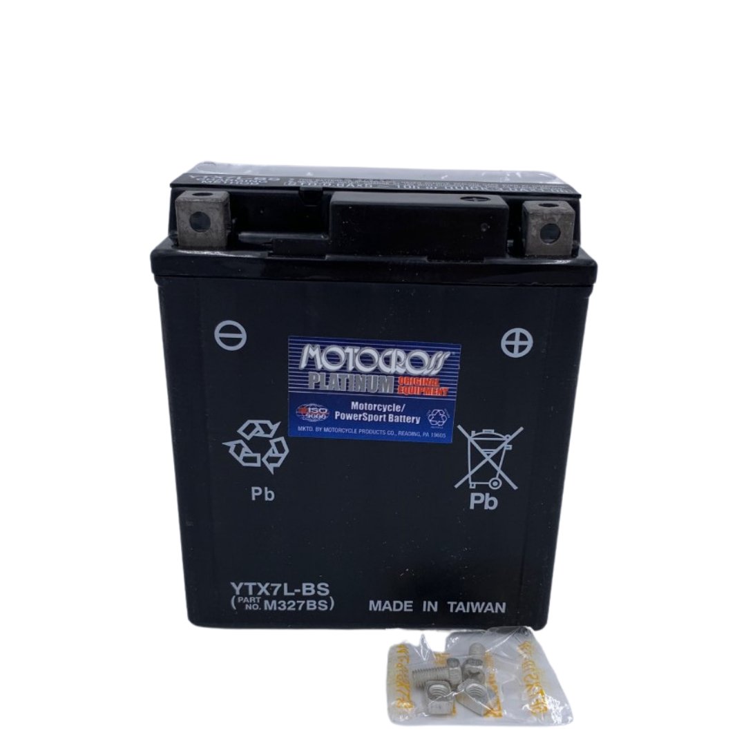 Yuasa YTX7L-BS Universal Powersport Battery - Replacement for ATV, Motorcycle, Dirt Bike & Motocross - High-Performance AGM Battery for Off-Road & Adventure Riding