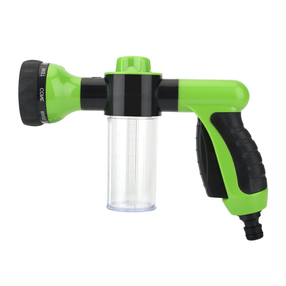 **ViaGasaFamido High Pressure Car Wash Gun - 6M Foam Sprayer Blaster with Adjustable Nozzle for Car Washing, Pet Showering & Plant Watering (Green) - Perfect for Home, Garage & Outdoor Cleaning**
