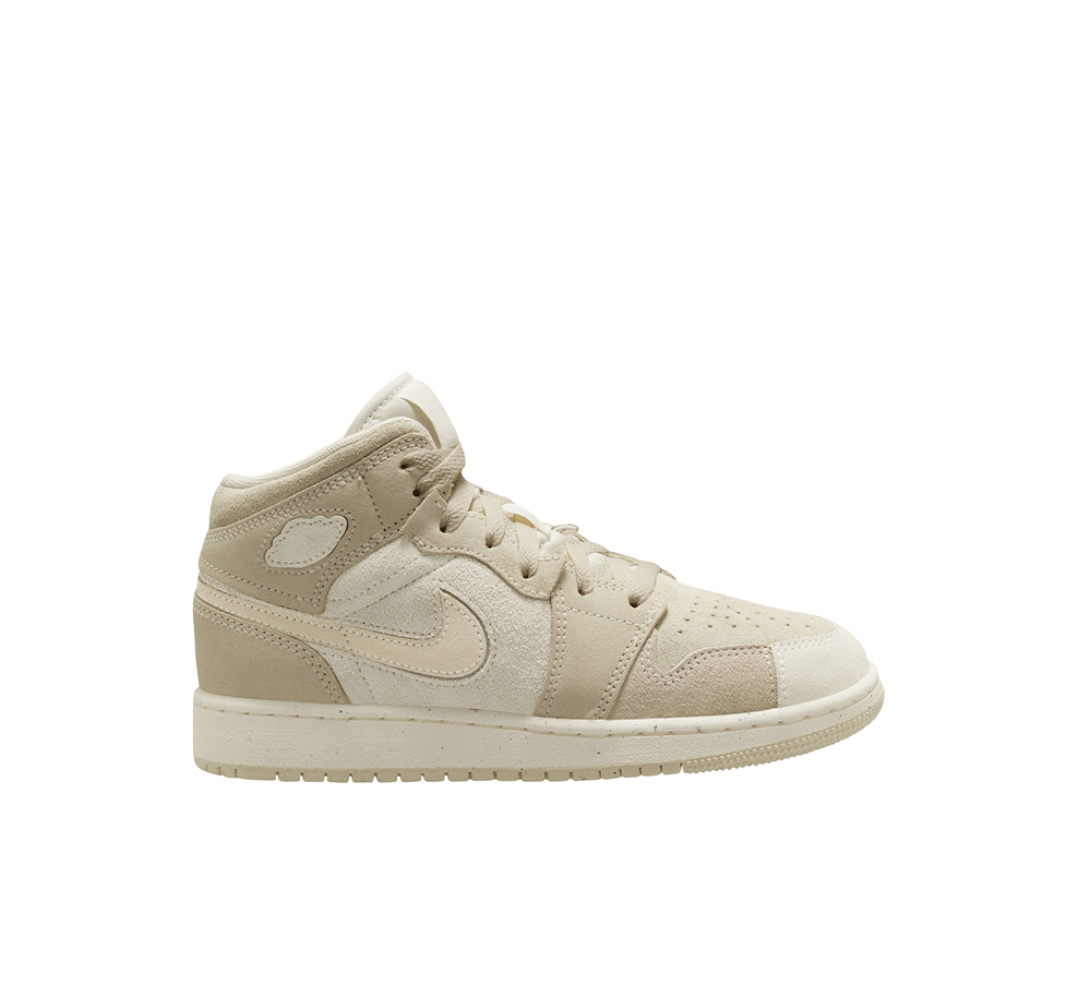 AIR JORDAN 1 MID SE CRAFT (GS) Basketball Shoes for Women & Girls - Comfortable Sneakers for Running, Training & Casual Wear