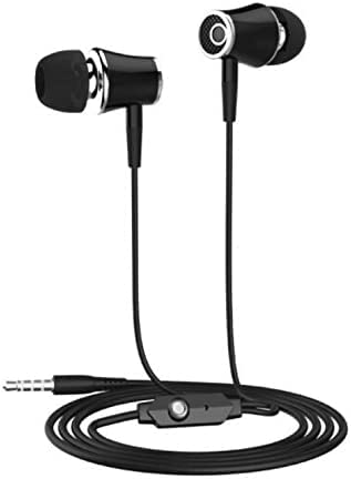 JTMM Wired Earbuds with Microphone - Compatible with Kindle Fire, Galaxy S8+, Note 8, Fire HD 8/10, Voyage & Oasis - In-Ear Stereo Headphones for Music, Calls & eReading - Perfect for Commuting, Workouts & Travel