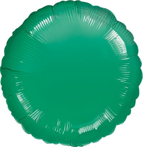 45cm Standard Circle HX Metallic Green Balloon - Premium Party Decorations for Birthdays, Weddings & Events