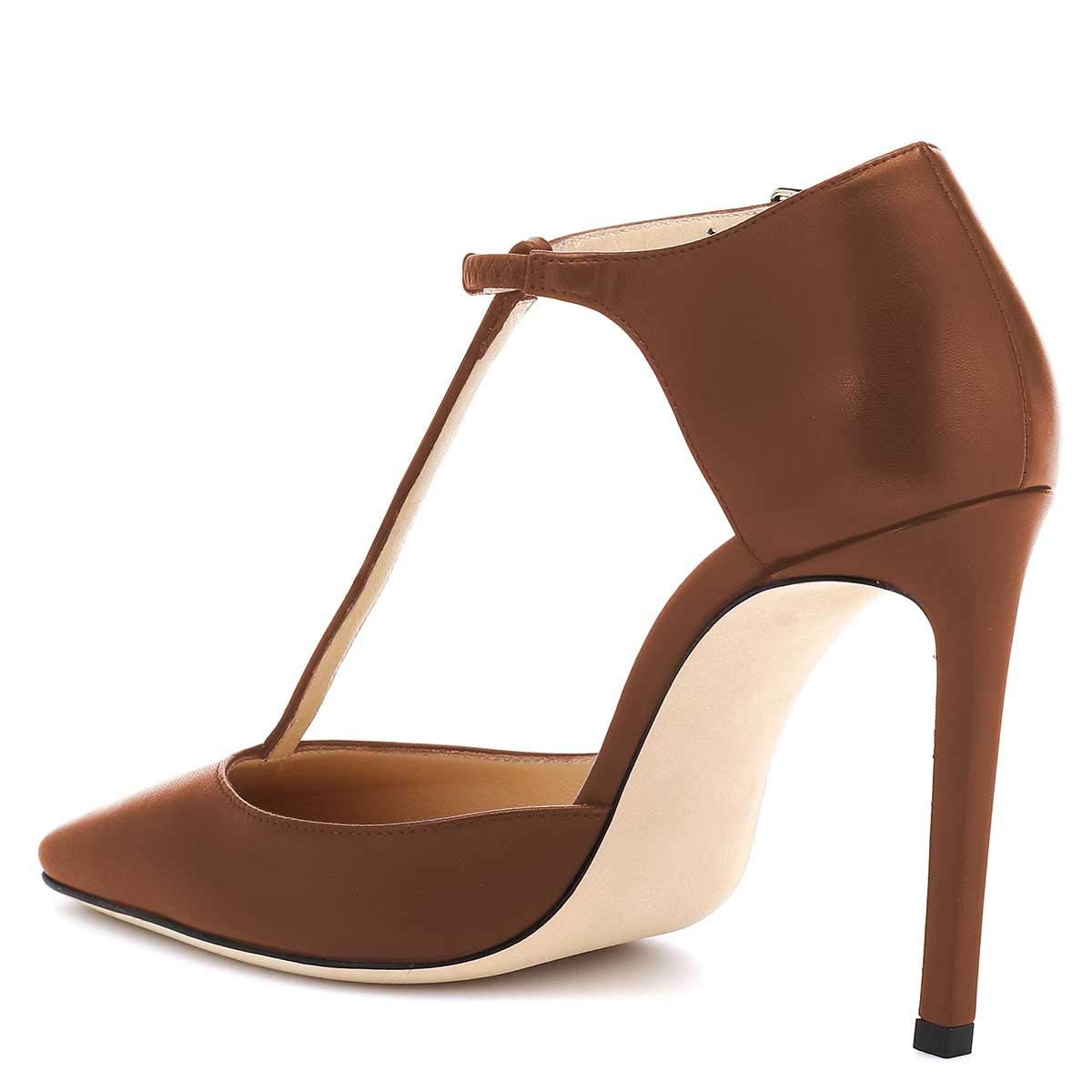 FSJ Women's Fashion Low Kitten Heels Pointed Toe Slingback Sandals - Comfortable Dress Pumps for Office, Party & Wedding Occasions