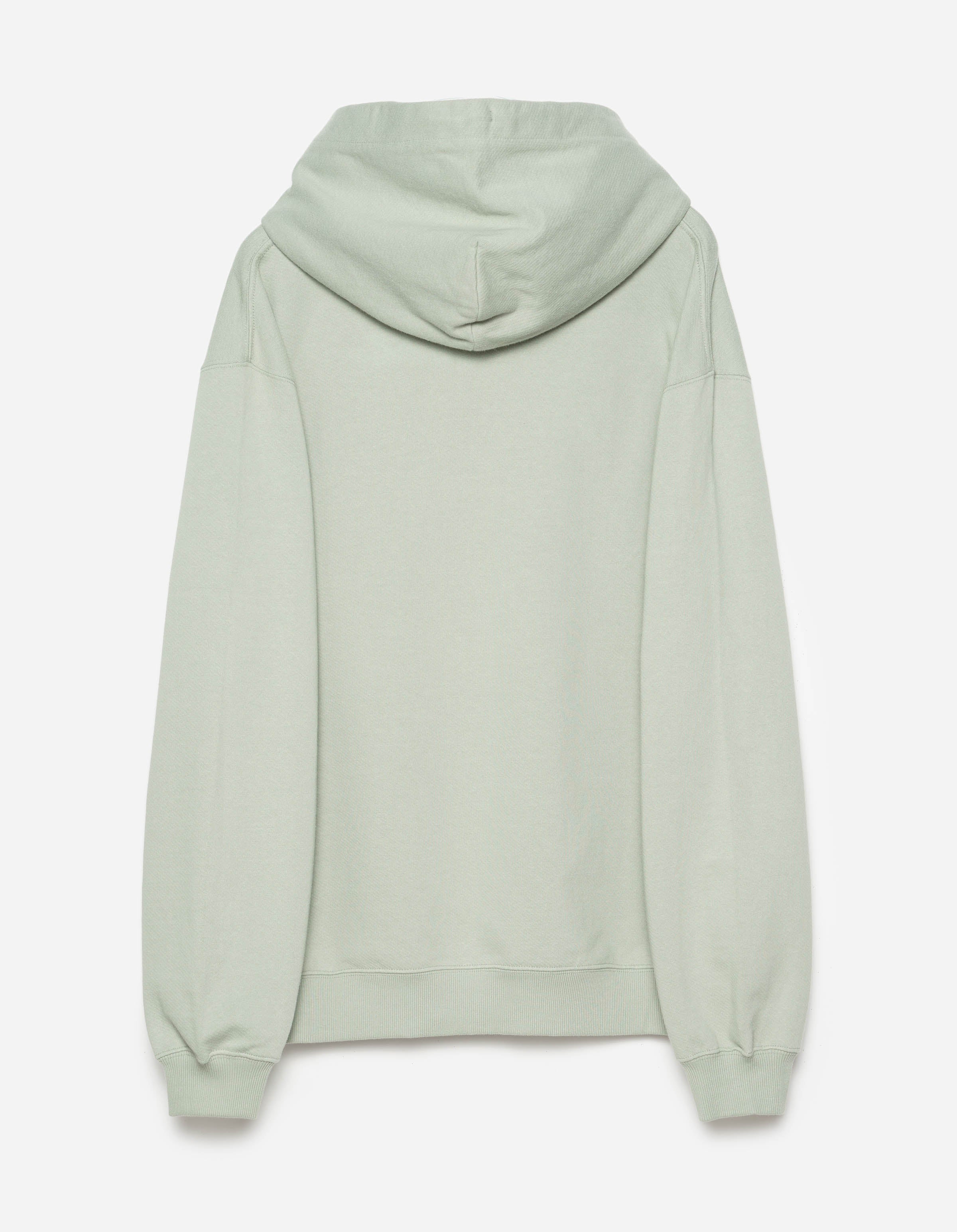 4622 Maharishi Organic Hooded Sweatshirt for Men & Women - Eco-Friendly Sage Green Pullover Hoodie for Casual Wear & Street Style Fashion