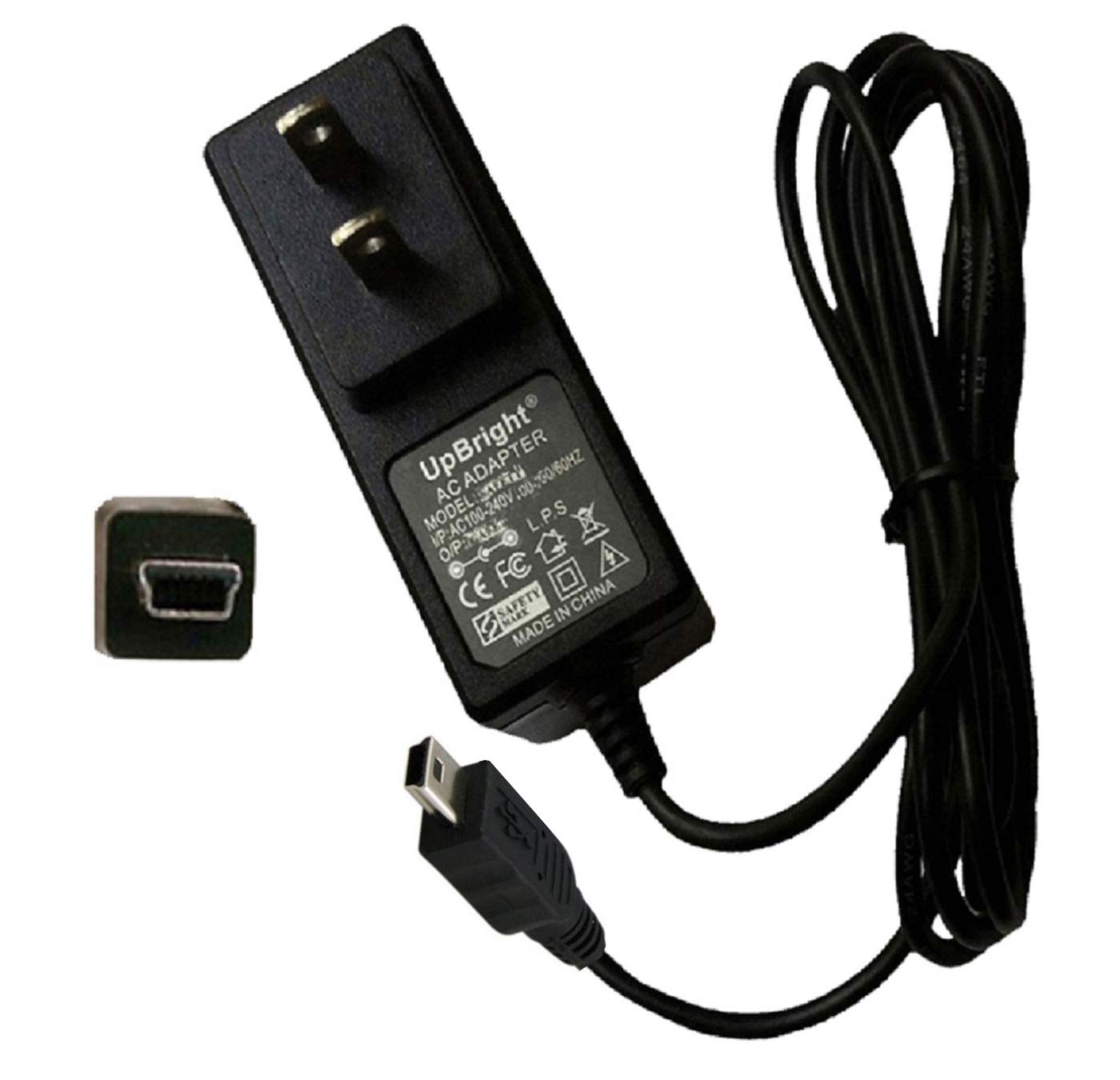 UpBright 5V 1.5A Mini USB AC/DC Power Adapter - Compatible with Tascam DR-40/DR-05/DR-07mkII Digital Recorders & GB-10 Guitar Trainer - Replacement Charger for Portable Audio Devices | Perfect for Home Studio Recording & Music Practice Sessions