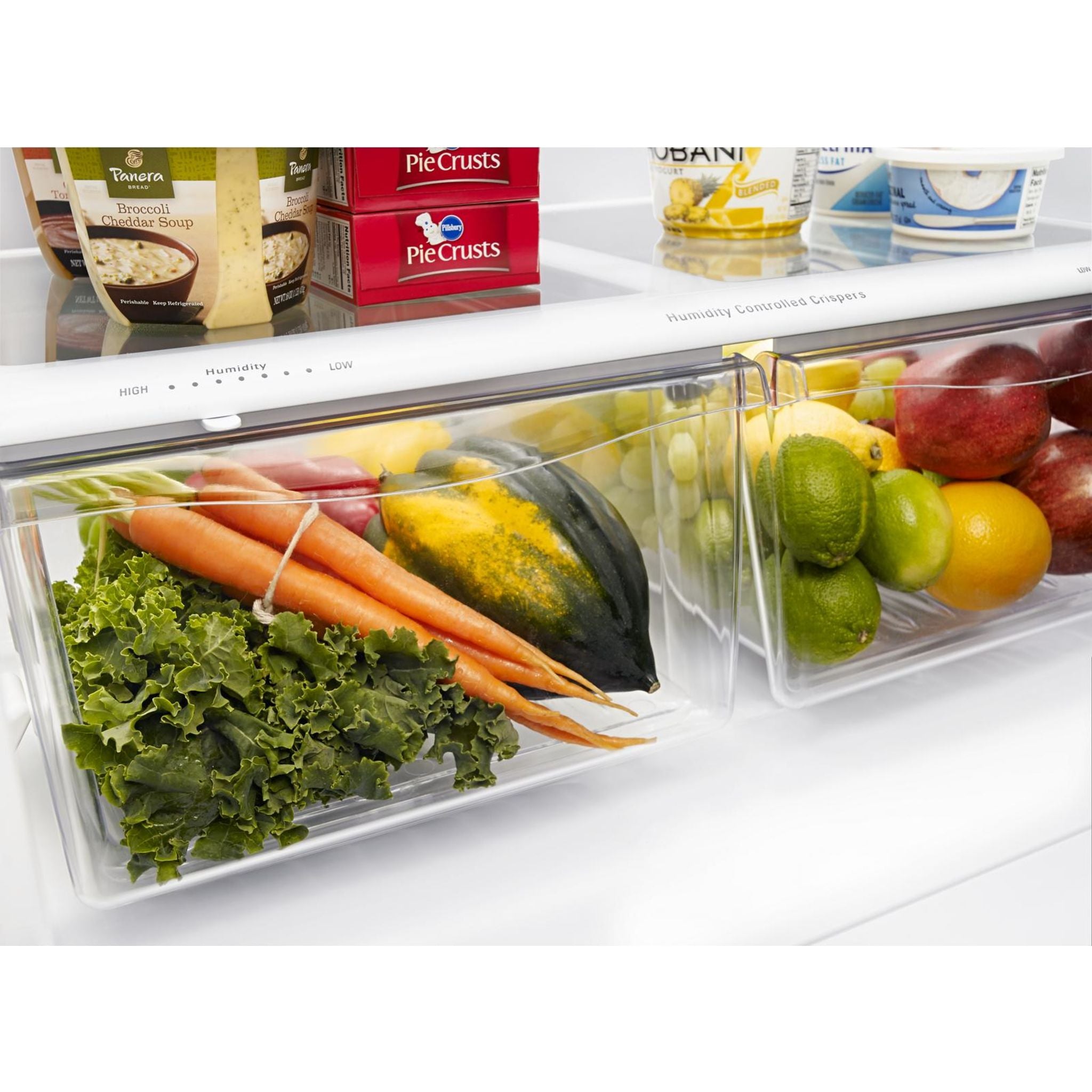 Amana Bottom Mount Refrigerator (ABB1924BRM) - 24.5 Cu. Ft. Stainless Steel French Door Fridge with Adjustable Shelves & Humidity-Controlled Crispers - Perfect for Modern Kitchens & Open Floor Plans