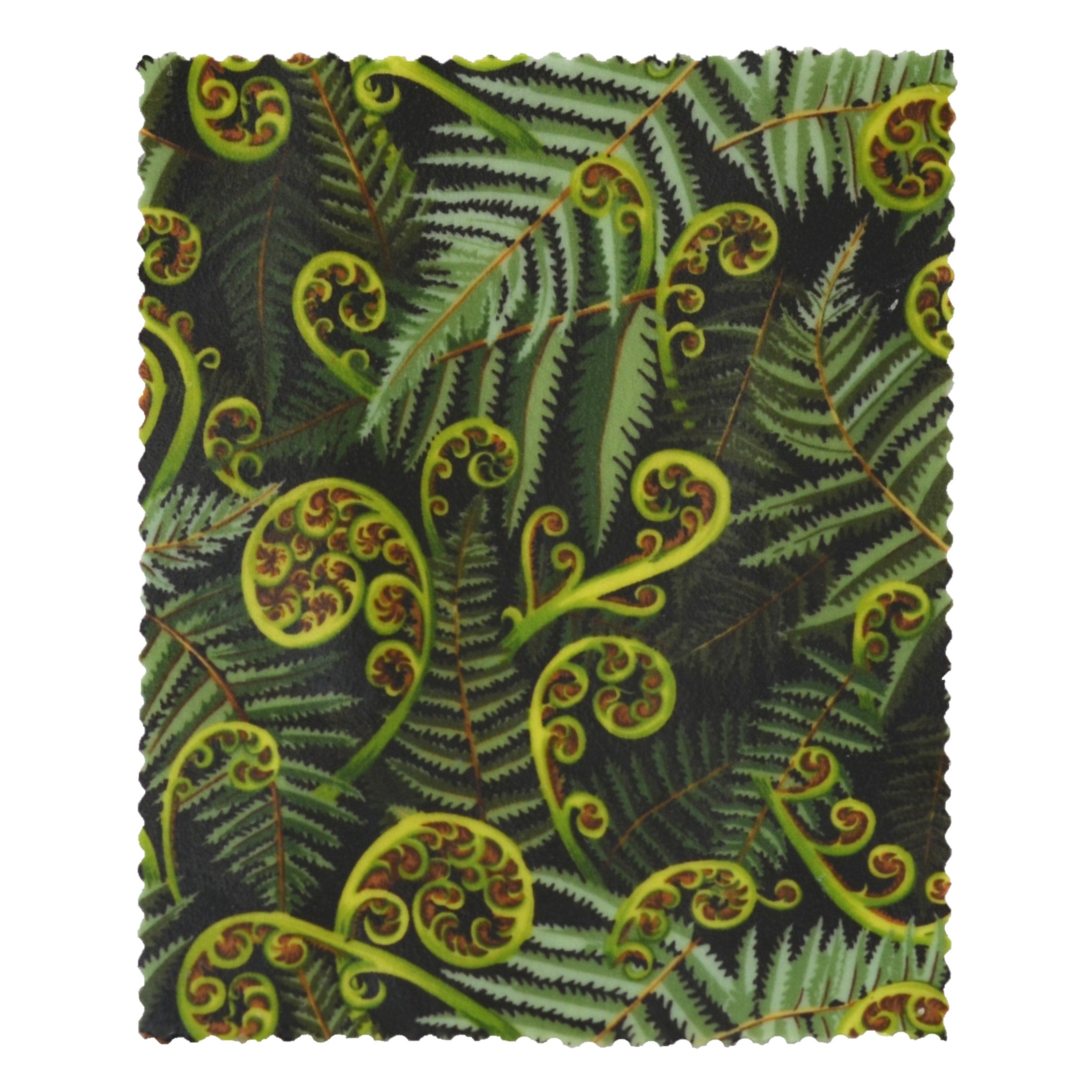Eco-Friendly Small Beeswax Food Wrap - Reusable & Sustainable Koru Fronds Design for Fresh Food Storage - Perfect for Sandwiches, Cheese & Produce Preservation
