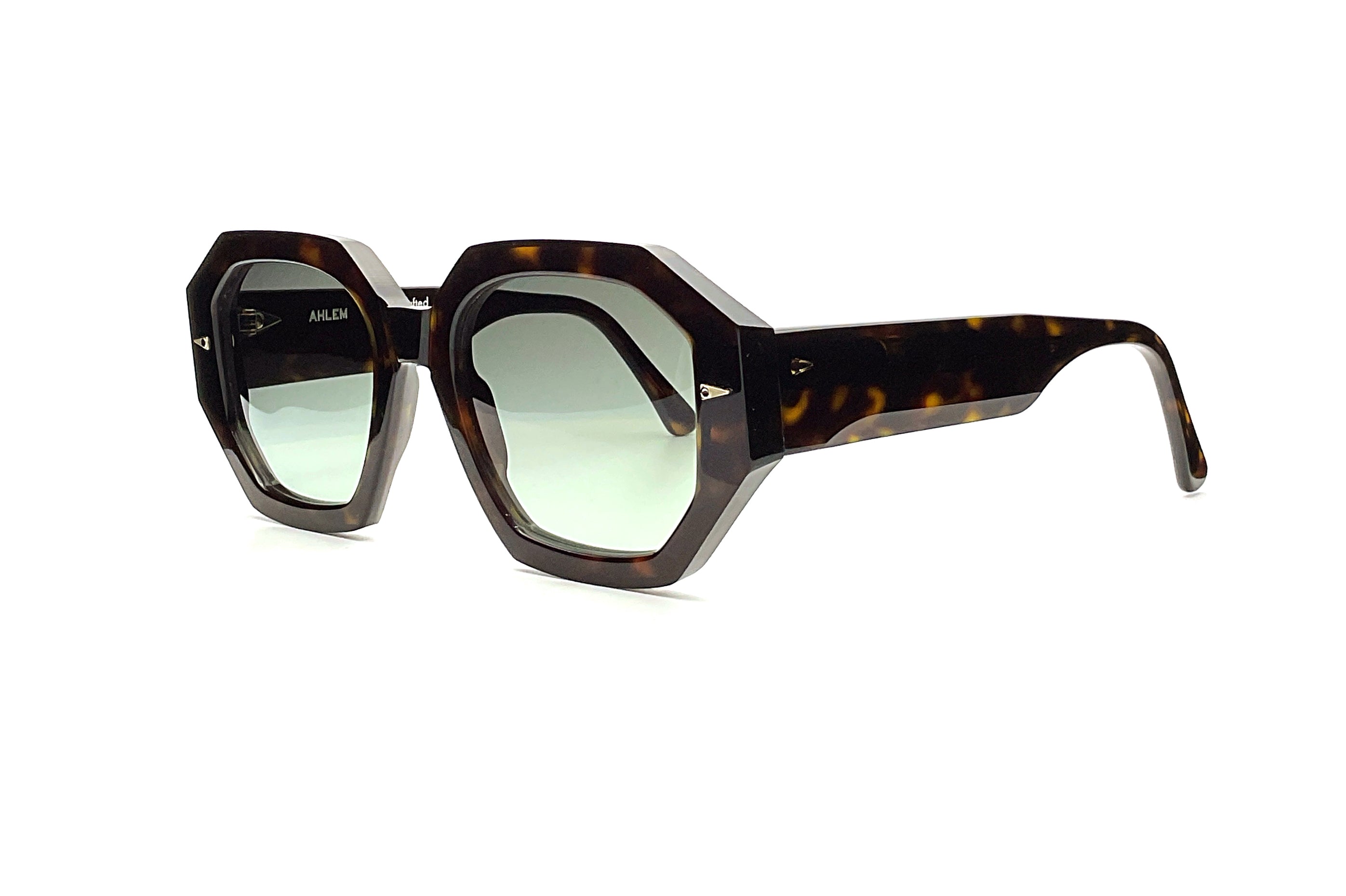 Ahlem Rennes Sunglasses - Dark Turtle Frame with UV Protection - Stylish & Durable for Outdoor Activities, Travel, and Fashion