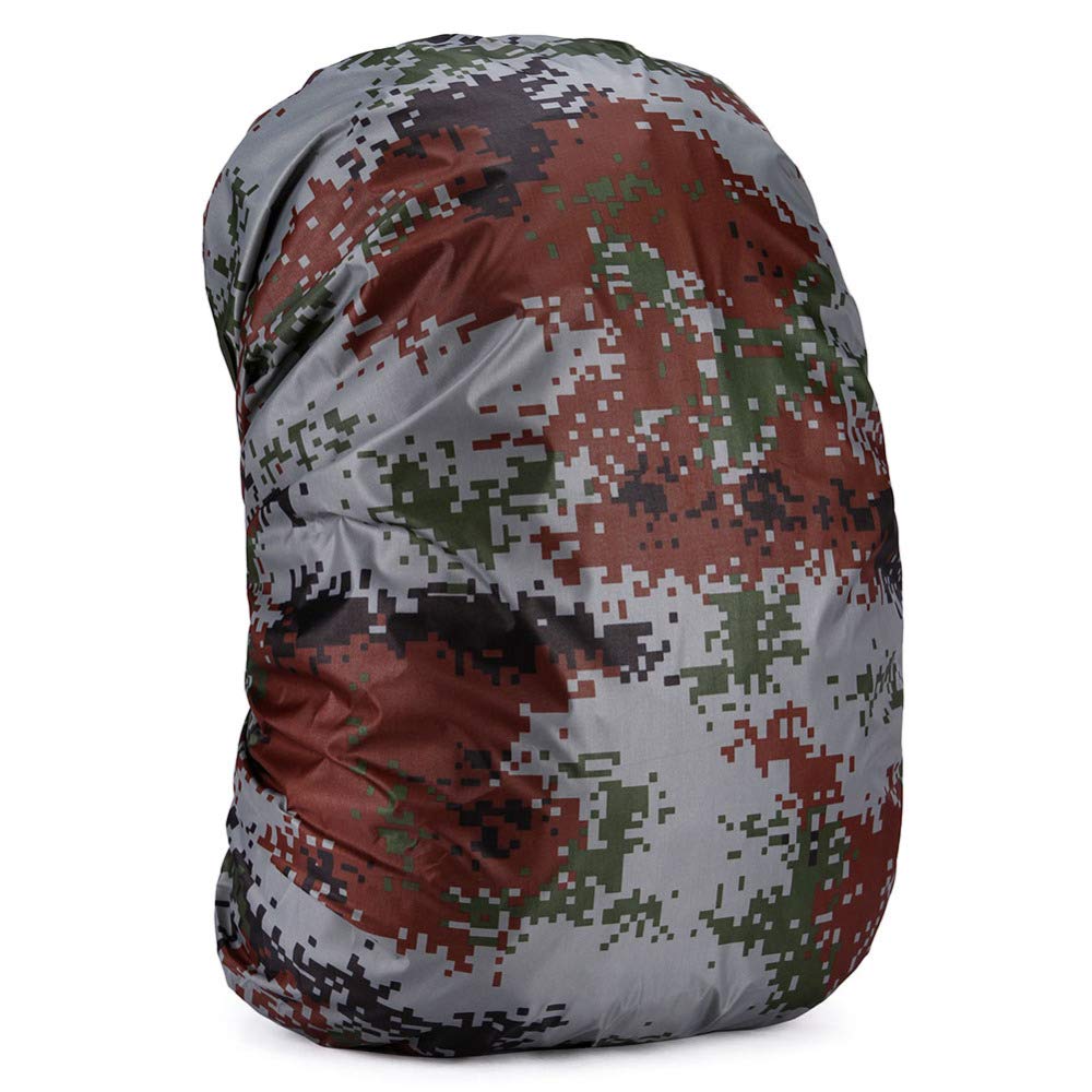 Wpond Upgraded Camouflage Backpack Rain Cover 35-80L - Lightweight Waterproof Protection for Hiking, Travel & Outdoor Gear - Perfect for Camping, Music Instruments & Adventure Sports