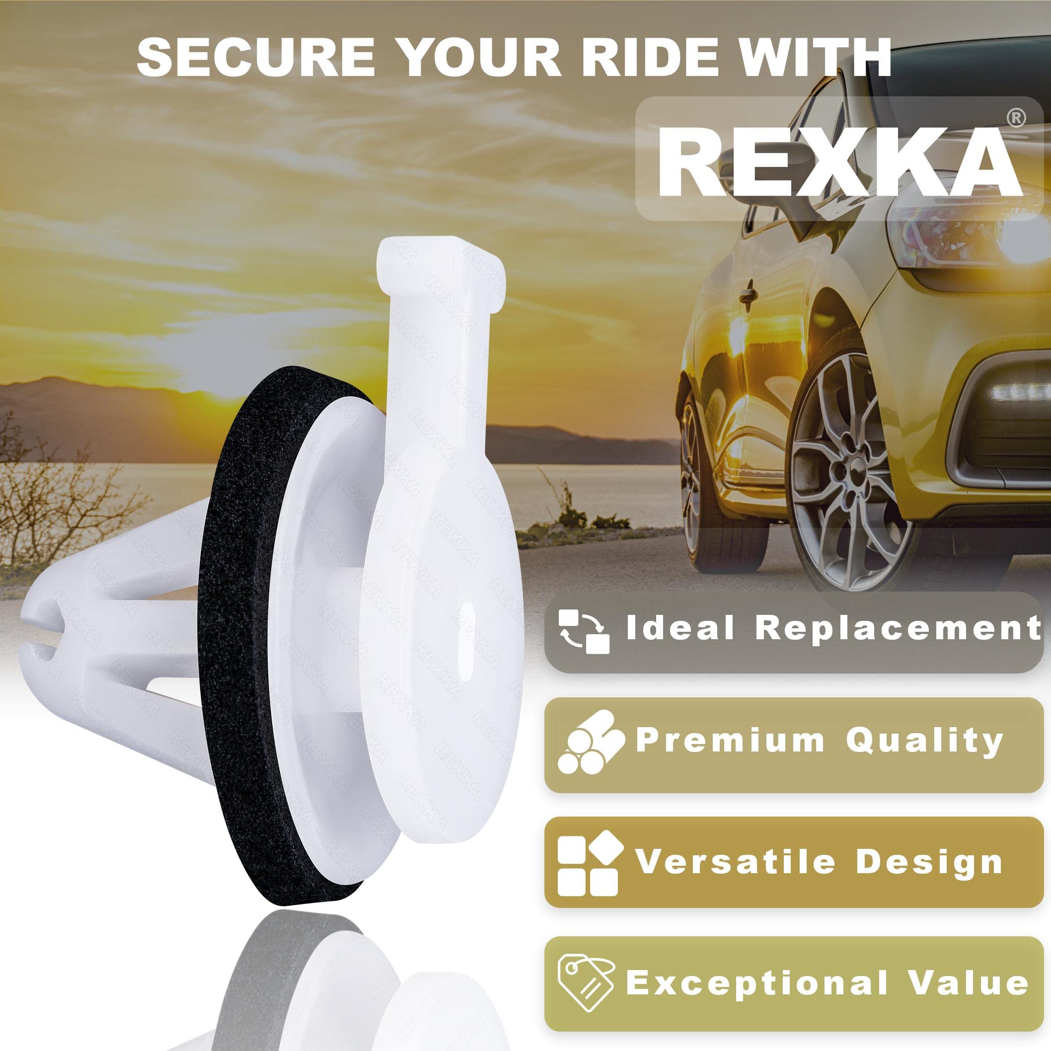 Rexka 15-Piece Pillar Retainer Kit with Sealer - Compatible with Land Rover LR034389 LR053837 Discovery LR4 Range Rover Sport - Perfect for Door Trim Repair & Auto Maintenance