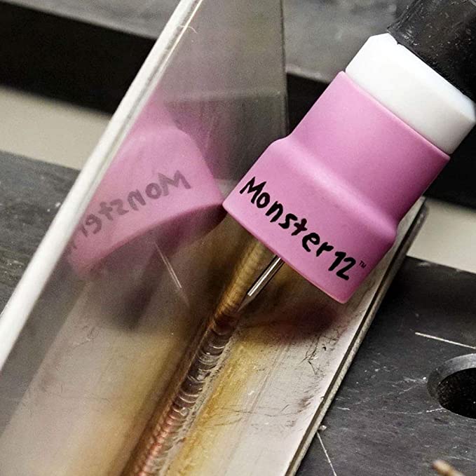 Premium Diamond Ground Monster 12 TIG Nozzle Kit - 3/32