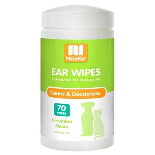Nootie Cat & Dog Ear Wipes - Gentle Cleaning for Pets (3 Fresh Scents) | Prevent Ear Infections & Remove Dirt | Perfect for Grooming & Daily Pet Care