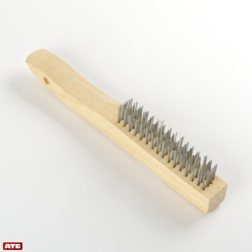Wooden Shoe Handle Wire Brush & Scraper - Heavy Duty Cleaning Tool for Boots, Shoes, and Outdoor Gear - Perfect for Mud, Dirt, and Debris Removal